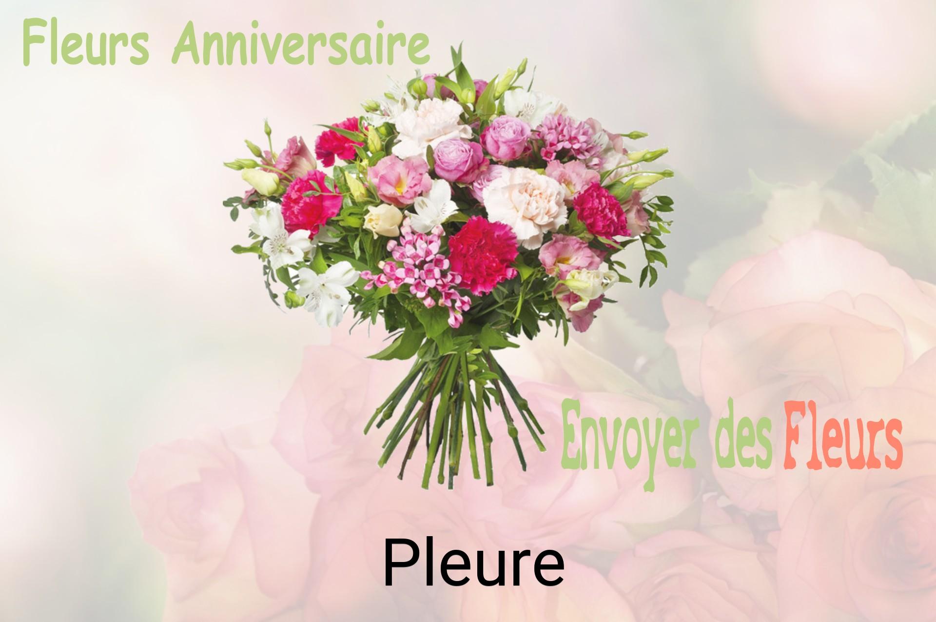 Bouquet de fleurs d’anniversaire livré à Pleure
