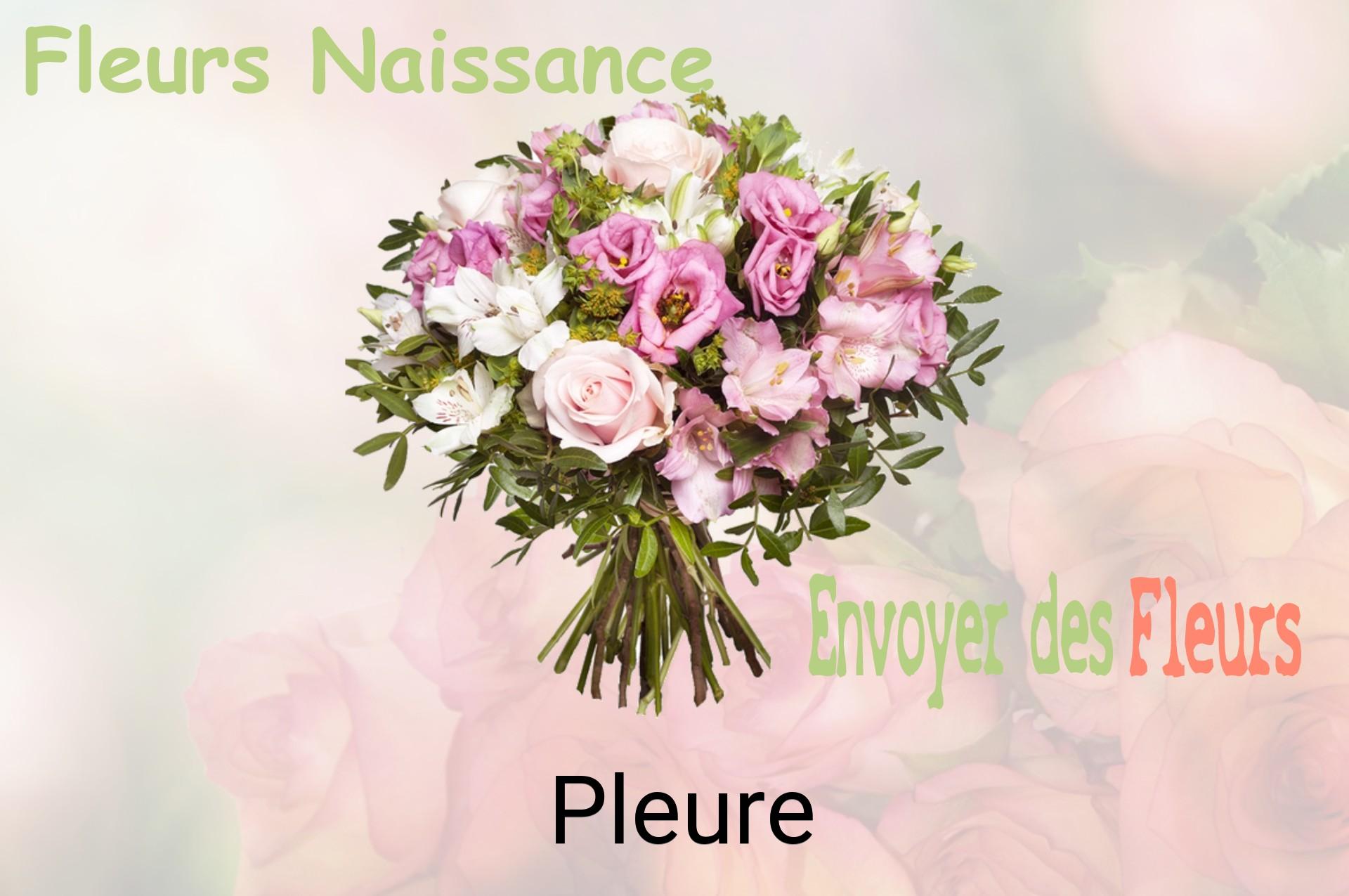Bouquet de fleurs de naissance livré à Pleure
