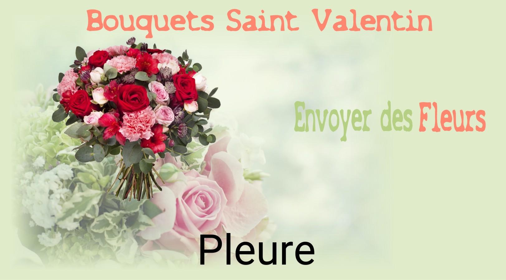 Roses de Saint-Valentin livrées à Pleure